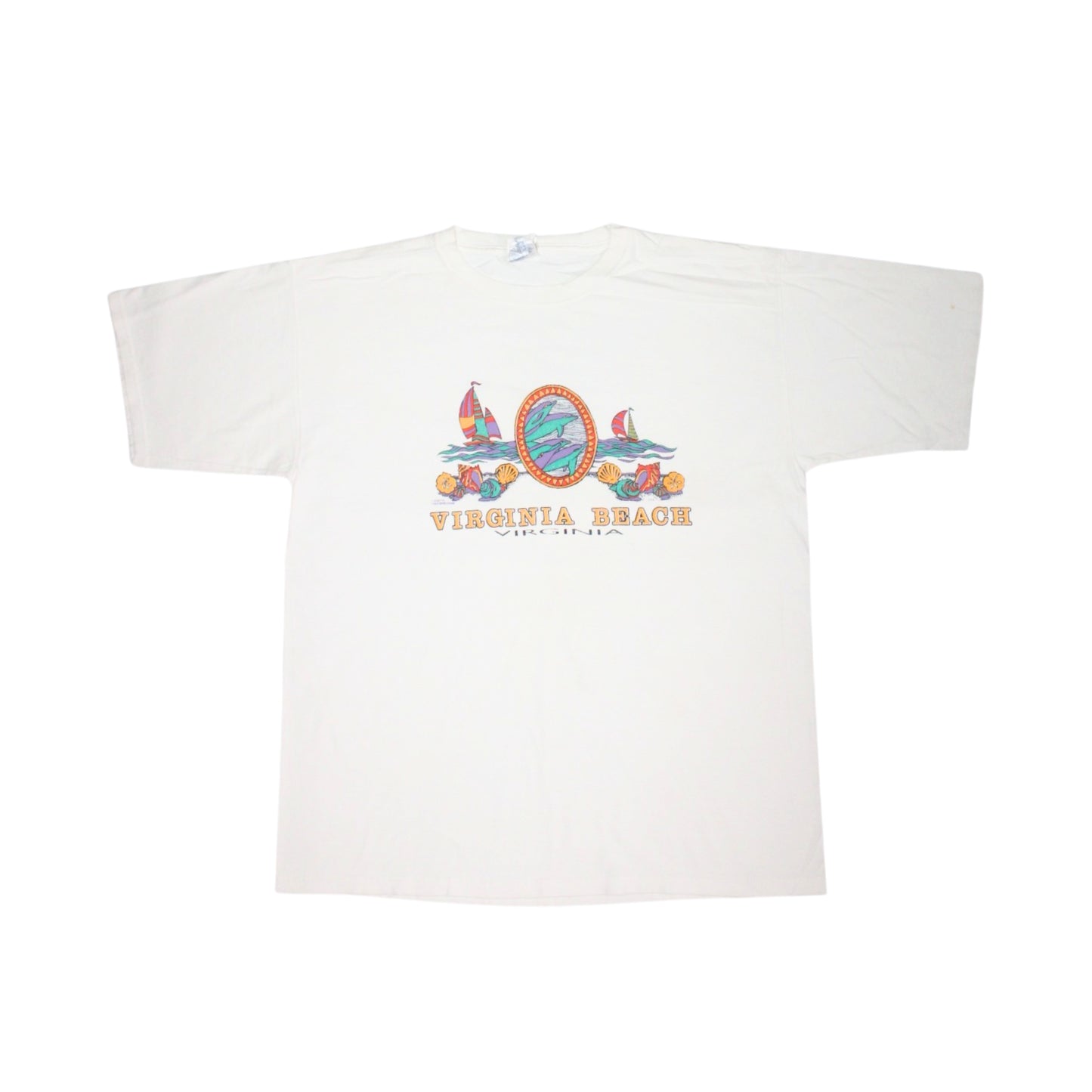 2000S VIRGINIA BEACH DOLPHIN SAIL TEE