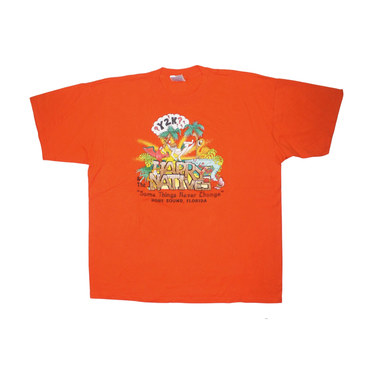 HARRY & THE NATIVES Y2K TOURIST WARNING TEE