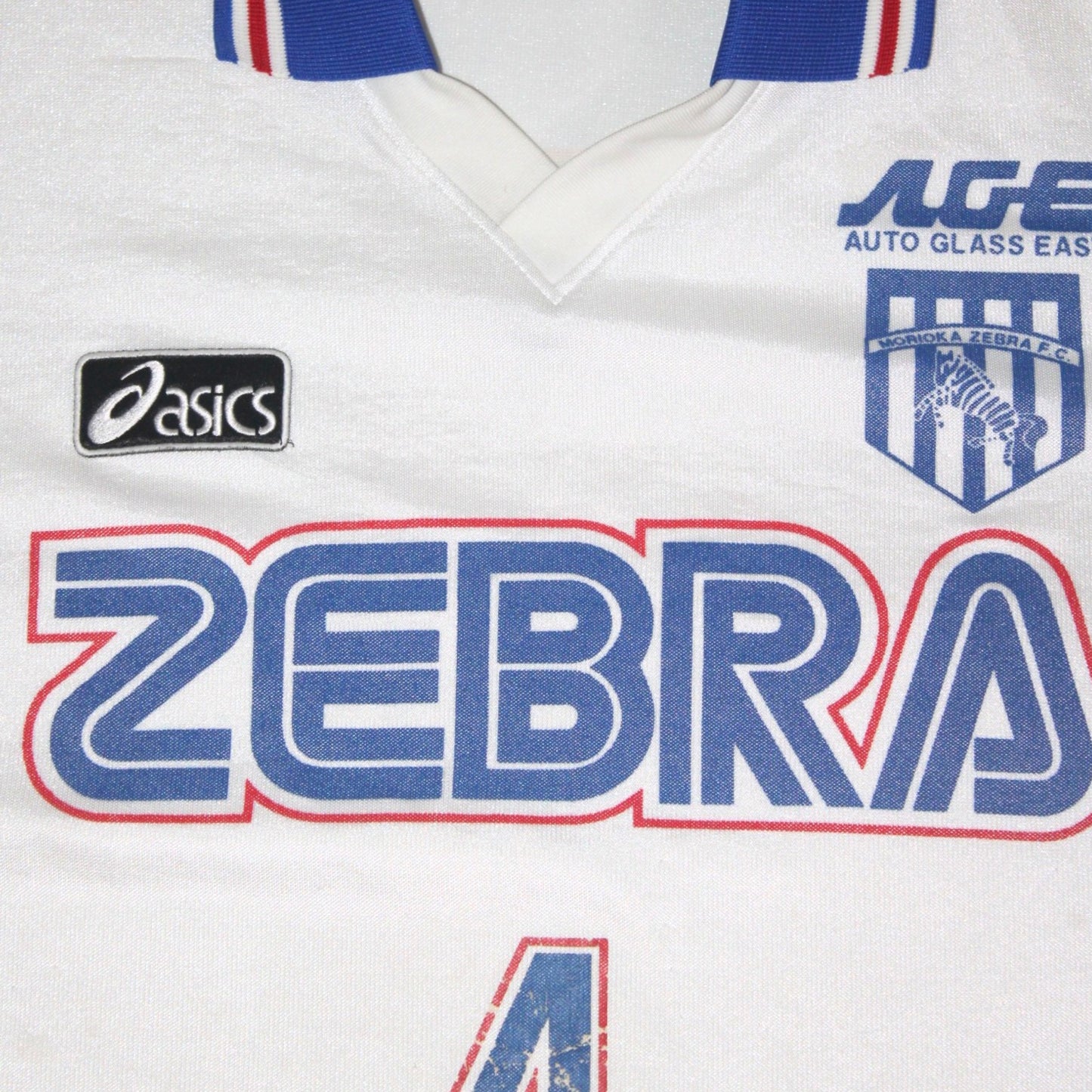 1990S MORIOKA ZEBRA F.C. ASICS JERSEY