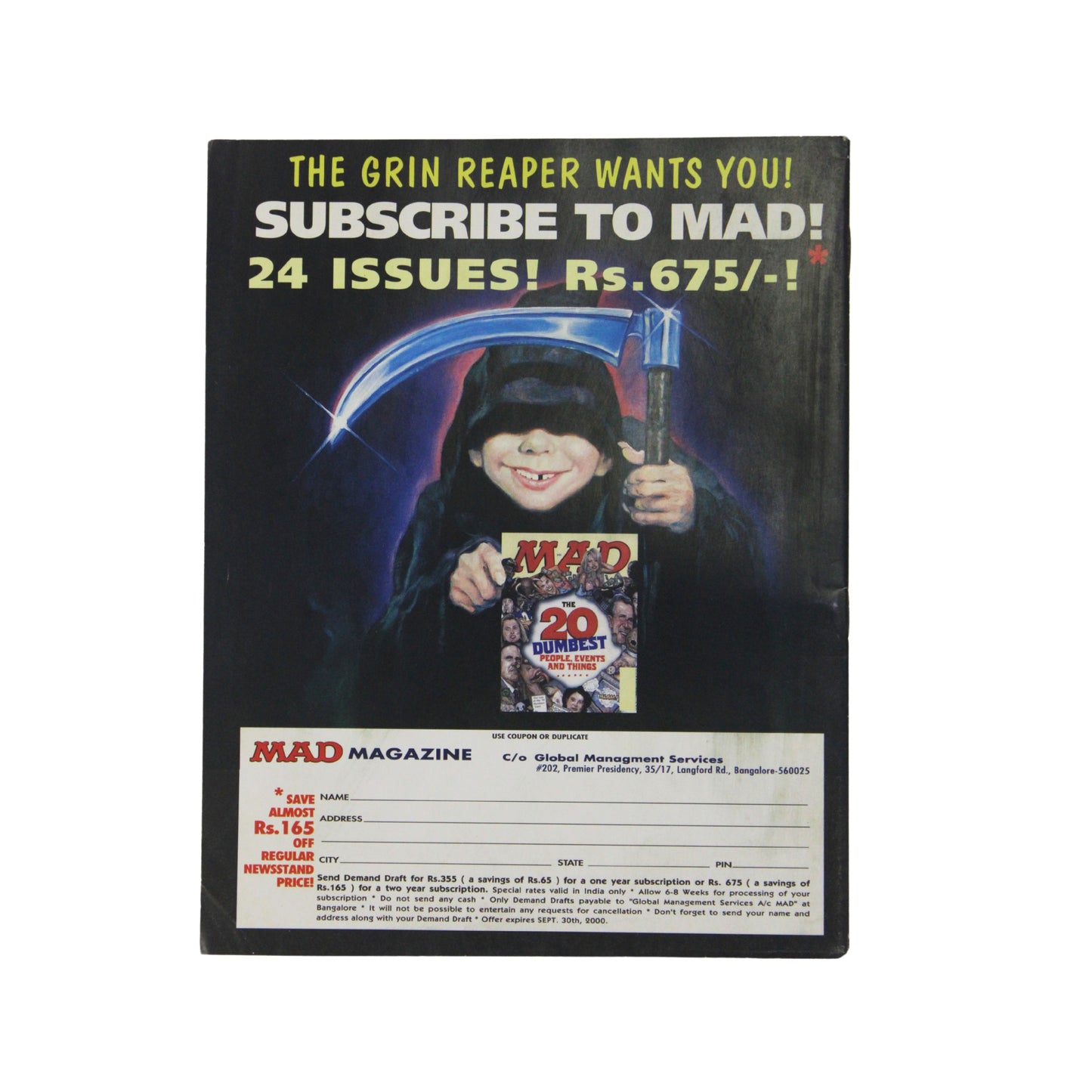 MAD MAGAZINE – ISSUE NO. 16 (2000)