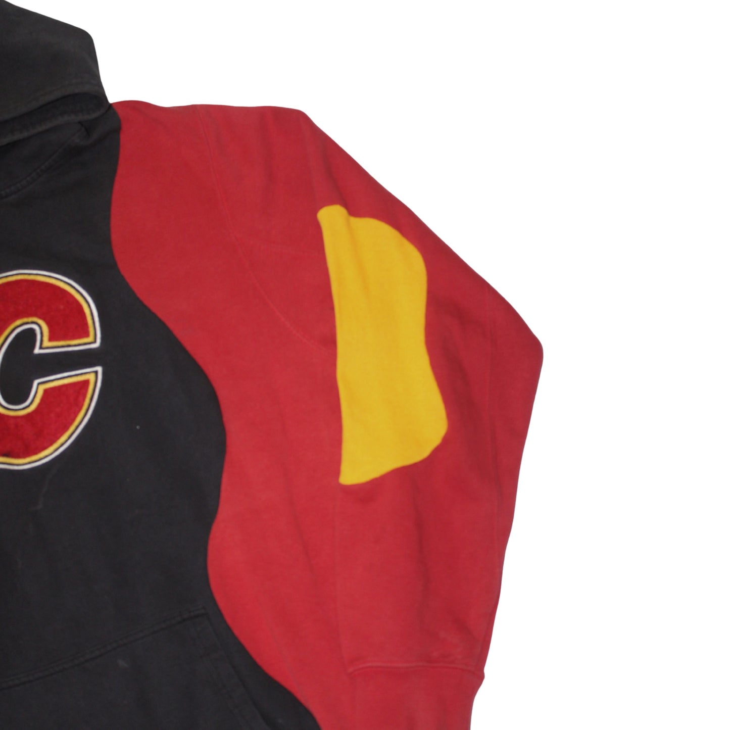 RECONSTRUCTED CALGARY FLAMES HOODIE