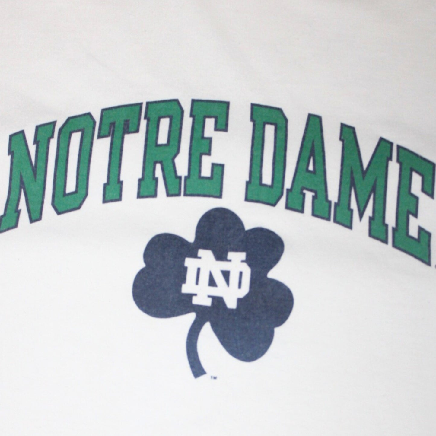 2000S NOTRE DAME SHAMROCK TEE