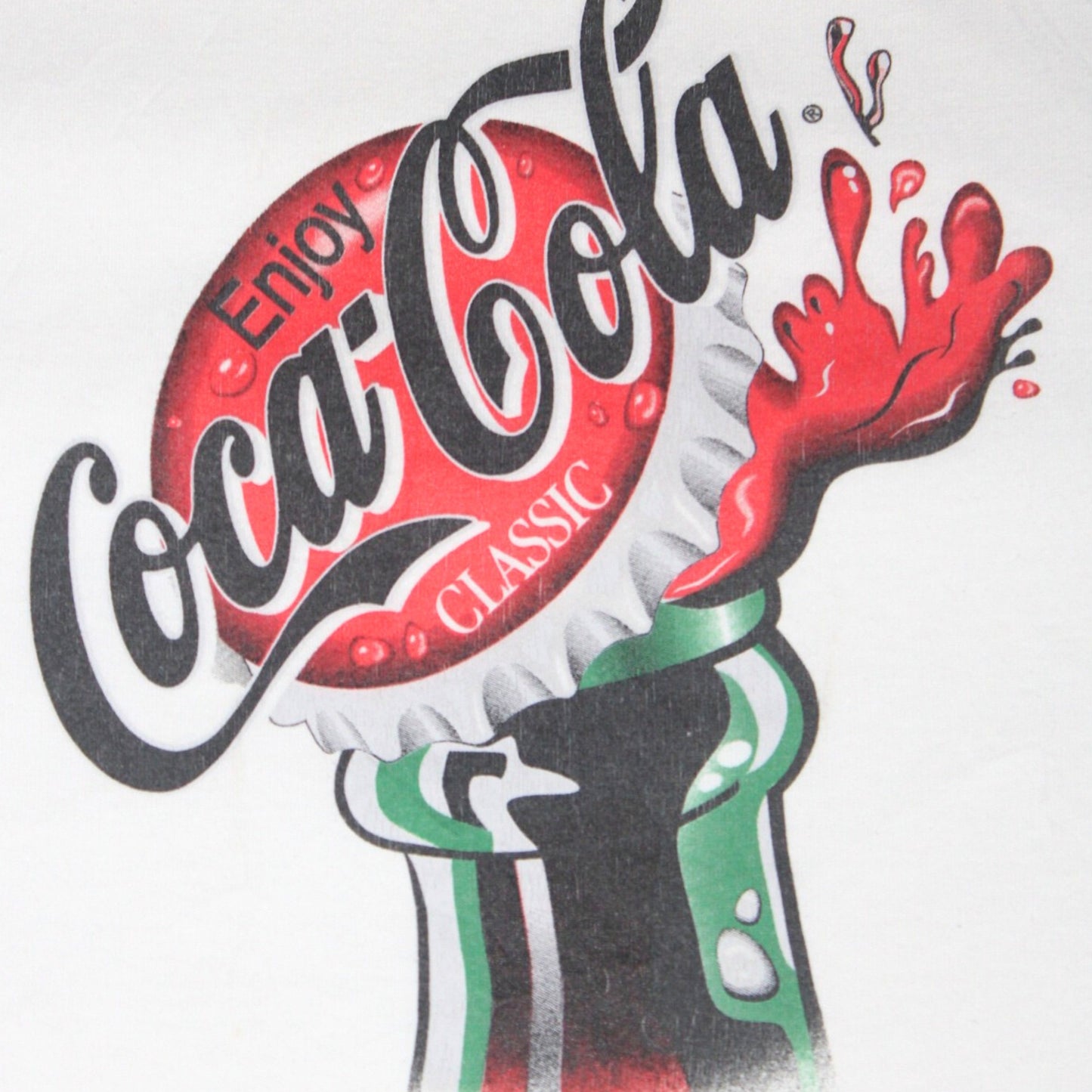 2000S COCA-COLA CLASSIC BOTTLE CAP SPLASH TEE