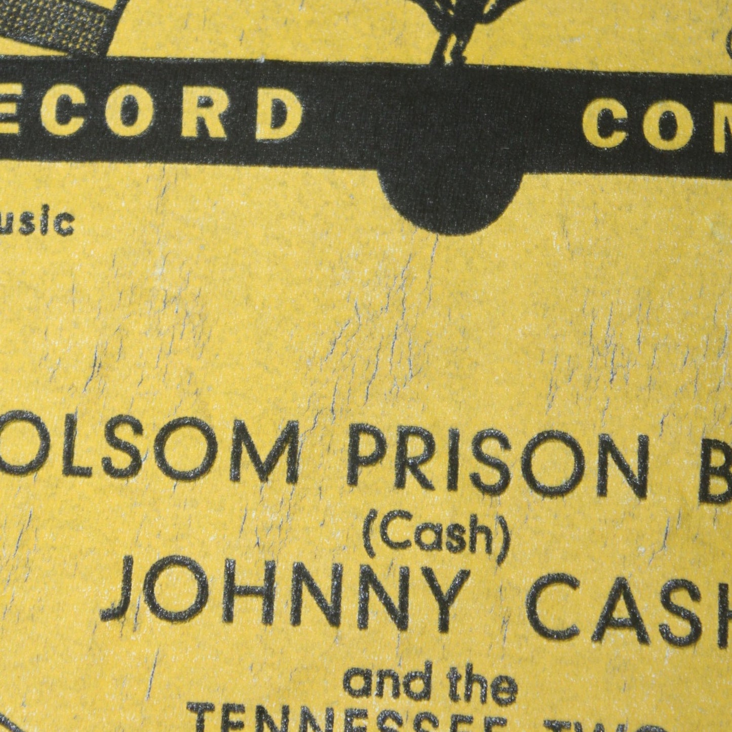 VTG JOHNNY CASH SUN RECORDS "FOLSOM PRISON BLUES" TEE