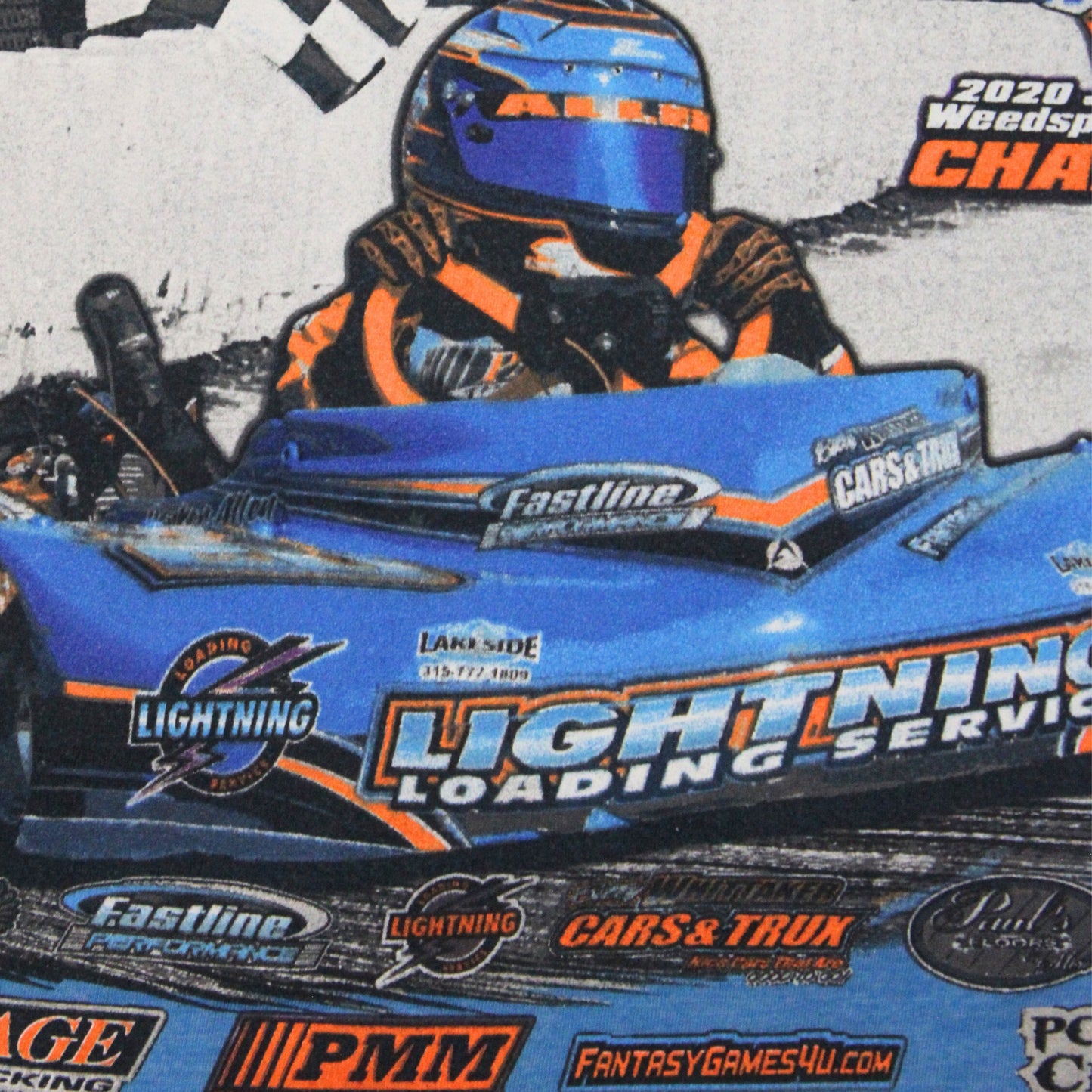 2020 PARKER ALLEN “KID SMOOTH” WEEDSPORT SPEEDWAY CHAMPION TEE