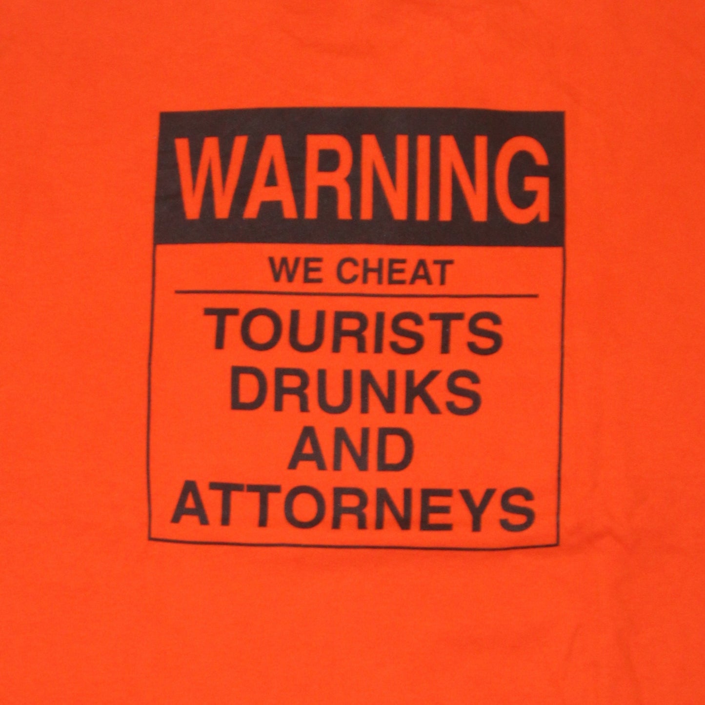 HARRY & THE NATIVES Y2K TOURIST WARNING TEE