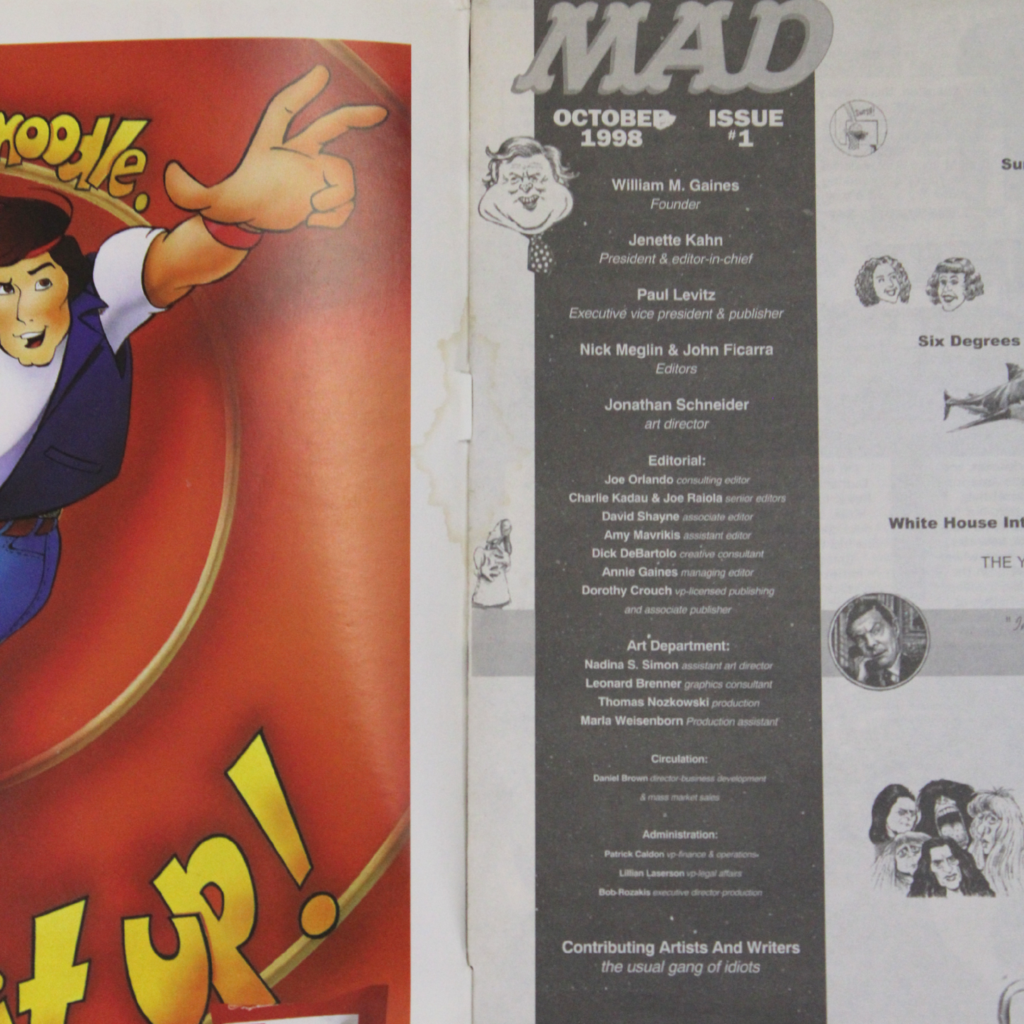 MAD MAGAZINE – ISSUE NO. 1 (1998)