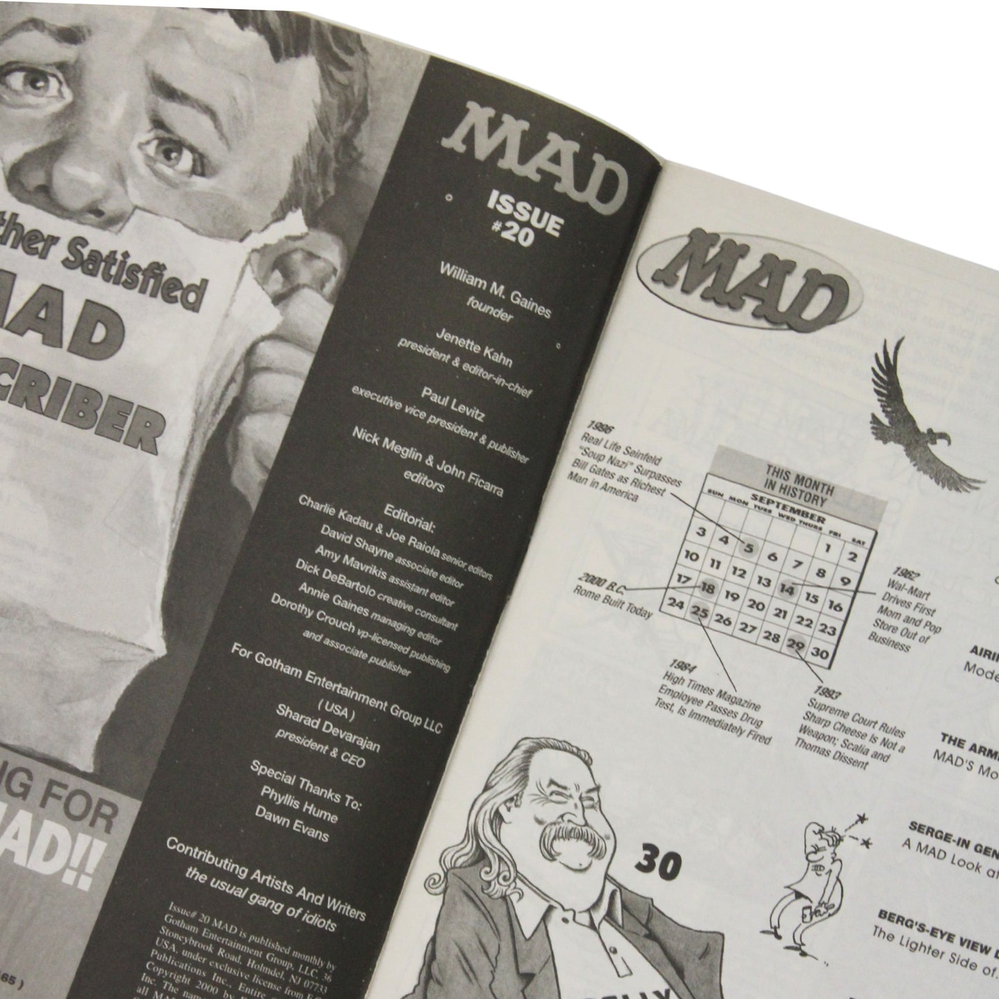 MAD MAGAZINE – ISSUE NO. 20 (2000)