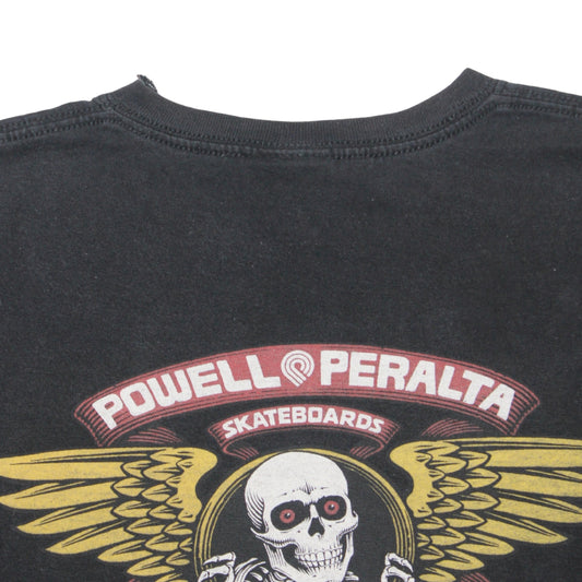 2000S POWELL PERALTA SKATEBOARDS WINGED RIPPER TEE