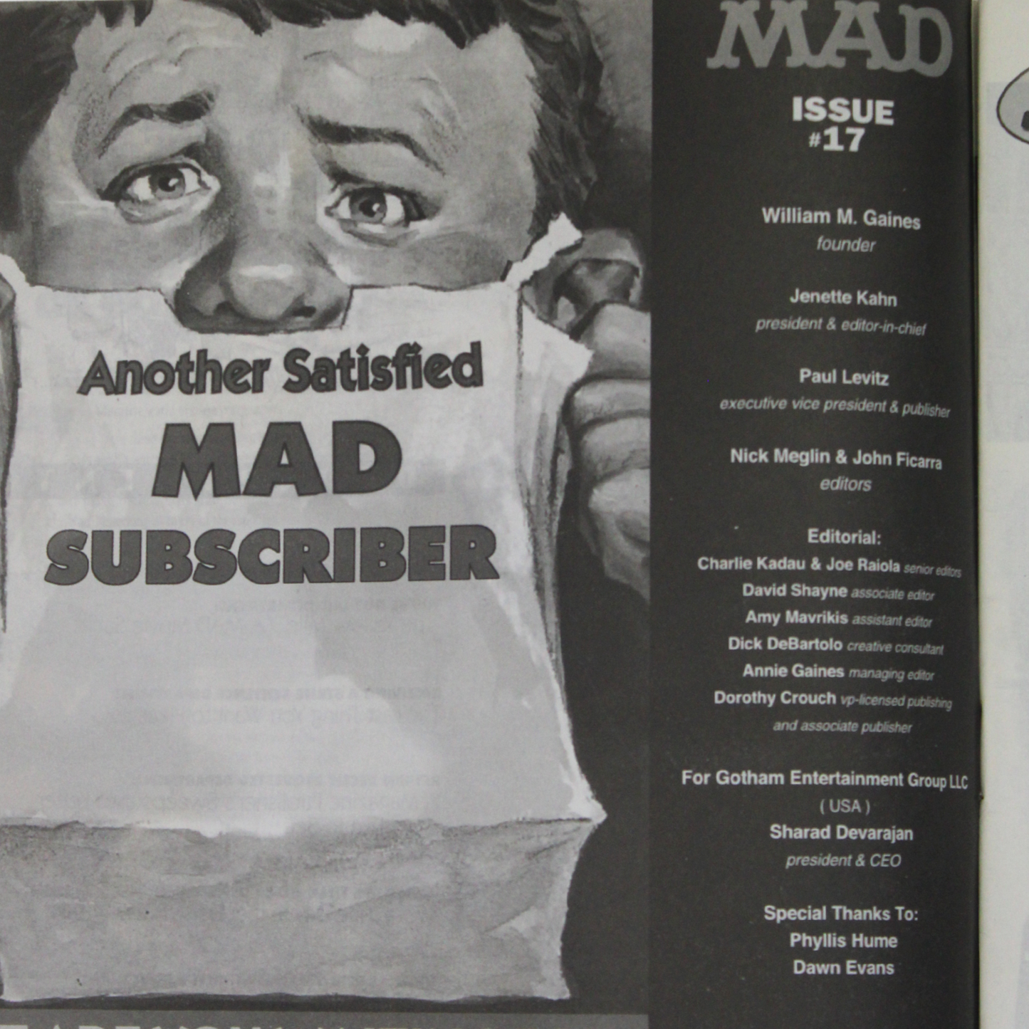 MAD MAGAZINE – ISSUE NO. 17 (2000)