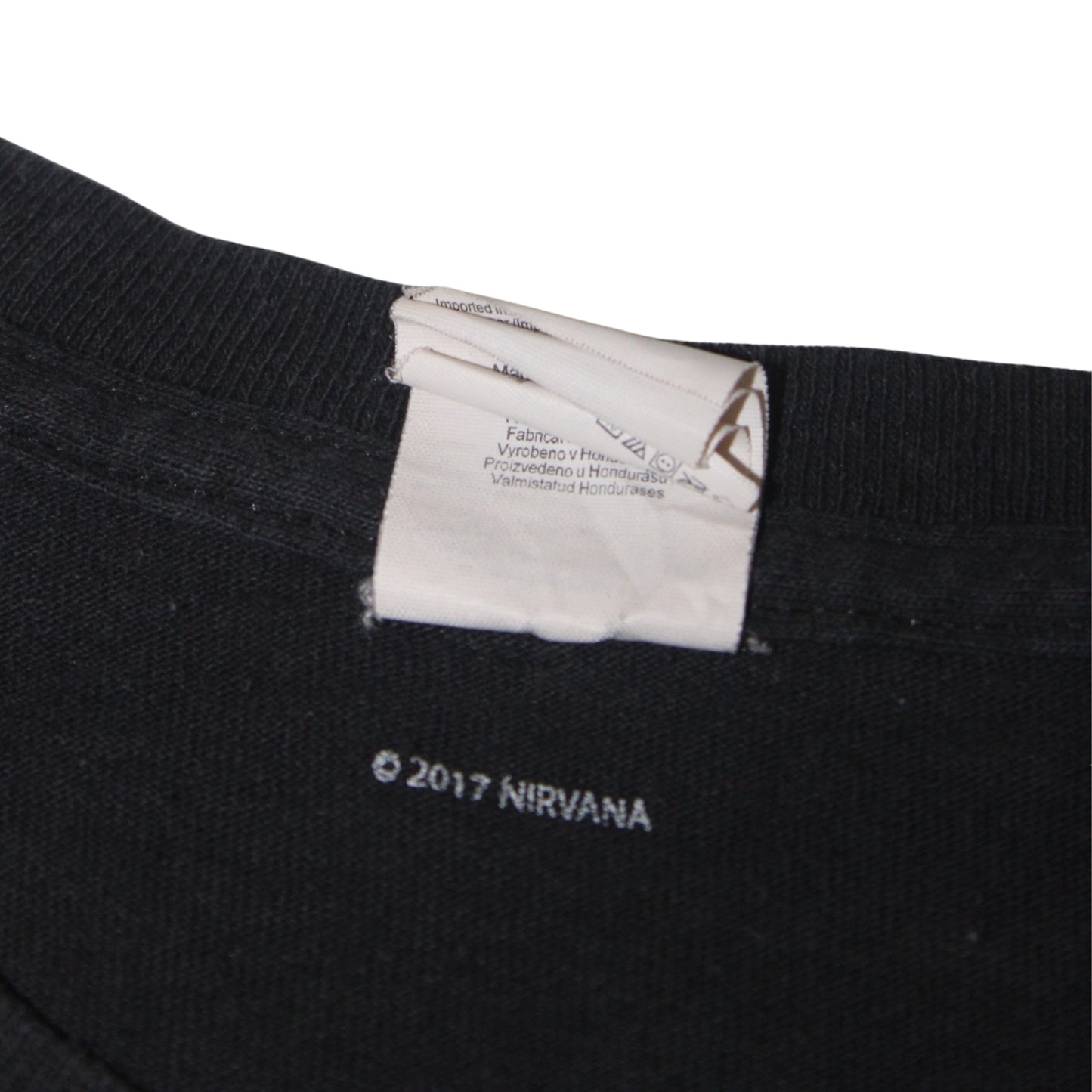 2017 NIRVANA SPLIT SMILEY TEE