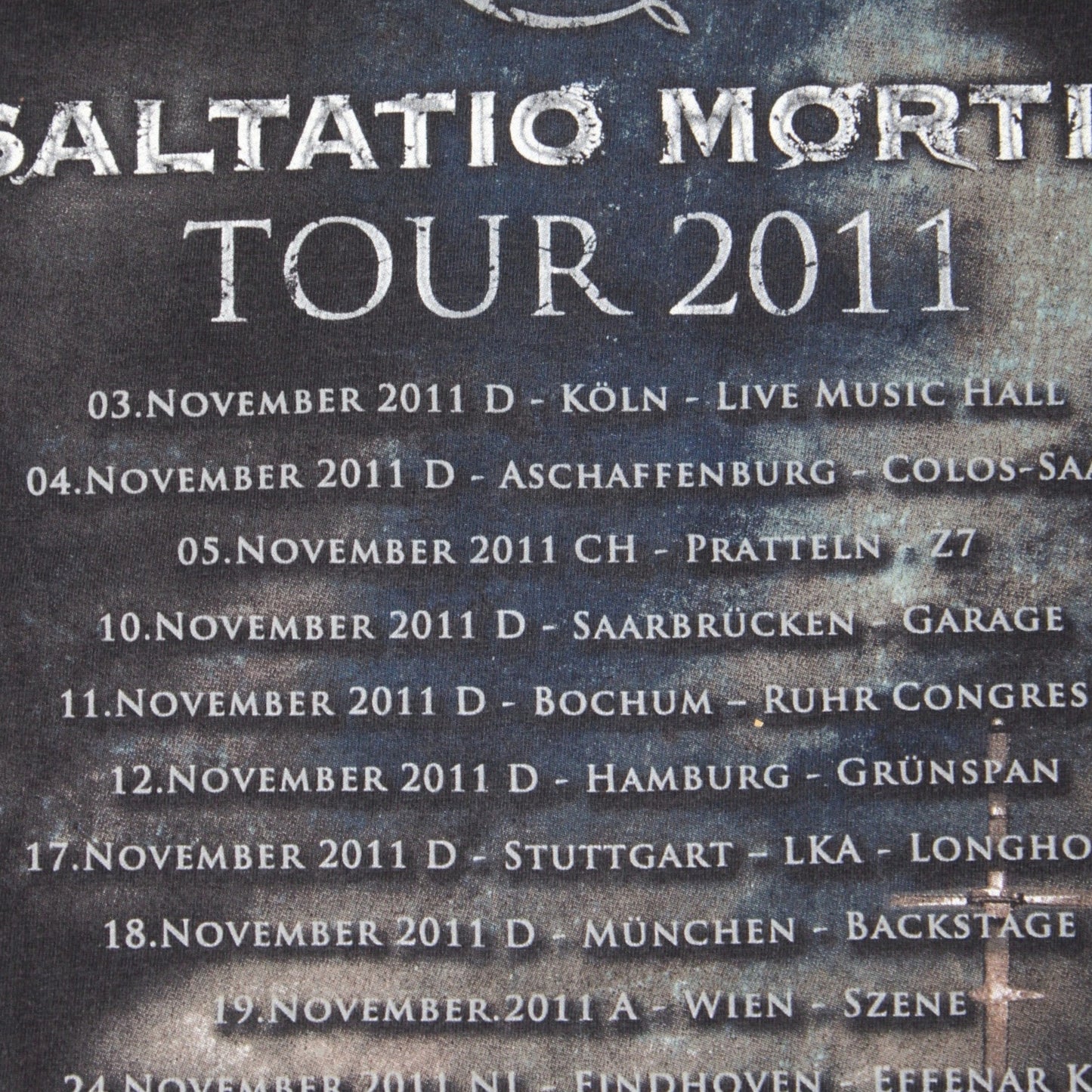 2011 SALTATIO MORTIS – STURM AUFS PARADIES TOUR TEE