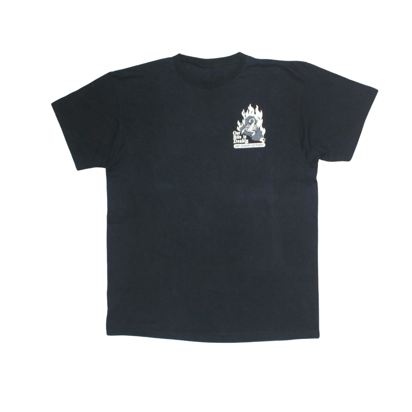 2000S OIF "OUR BITE IS DEADLY" CAMP VICTORY MILITARY TEE