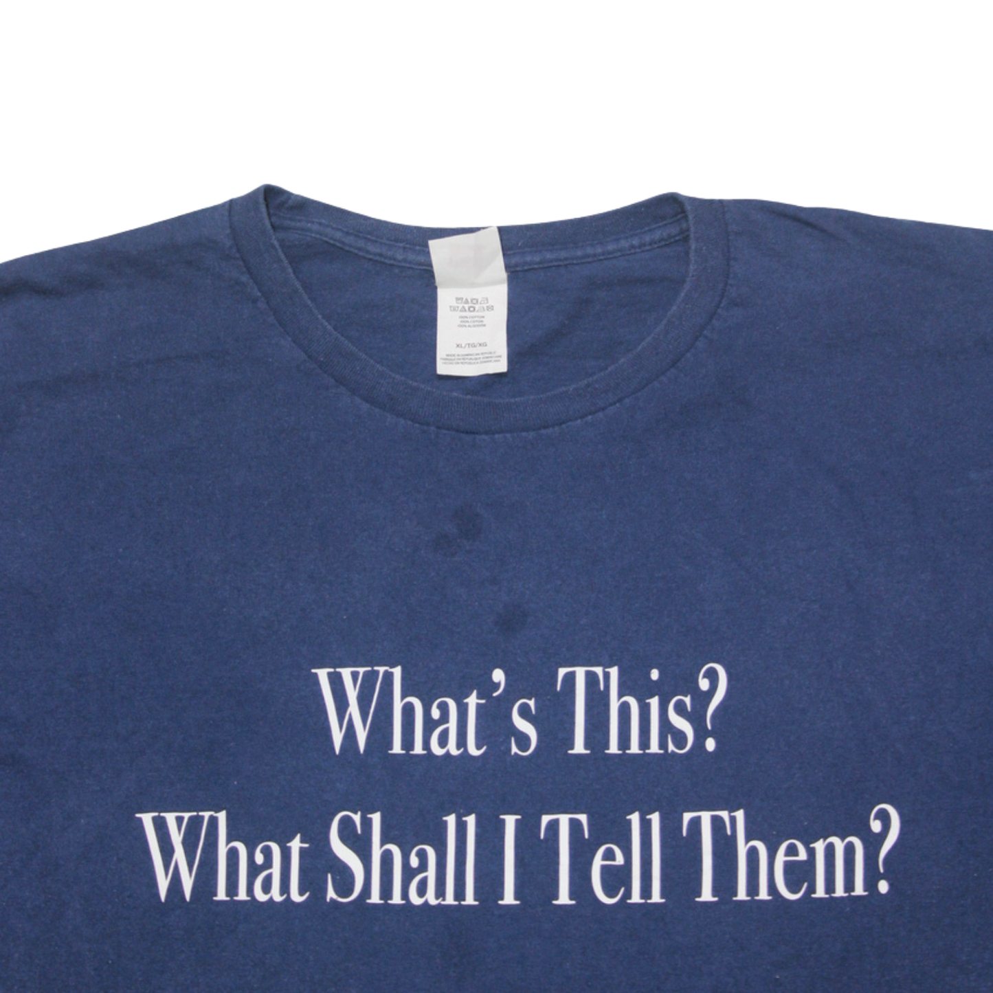 2010S "WHAT SHALL I TELL THEM / JESUS LOVES US" TEE