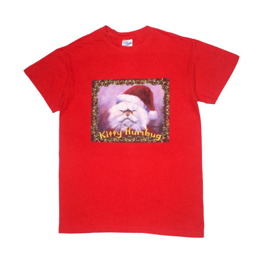 2000S "KITTY HUMBUG" CHRISTMAS TEE