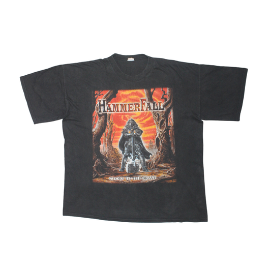 2000S HAMMERFALL "THRESHOLD" METAL BAND TEE