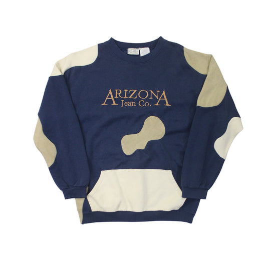 RECONSTRUCTED ARIZONA JEAN CO SWEATSHIRT