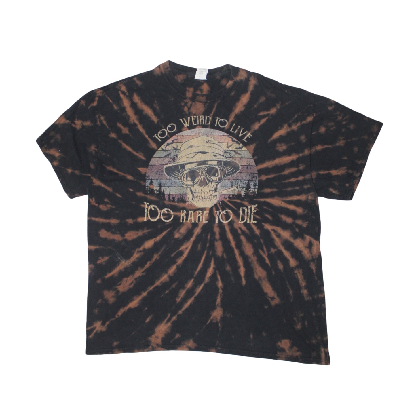 TOO WEIRD TO LIVE, TOO RARE TO DIE TIE-DYE TEE