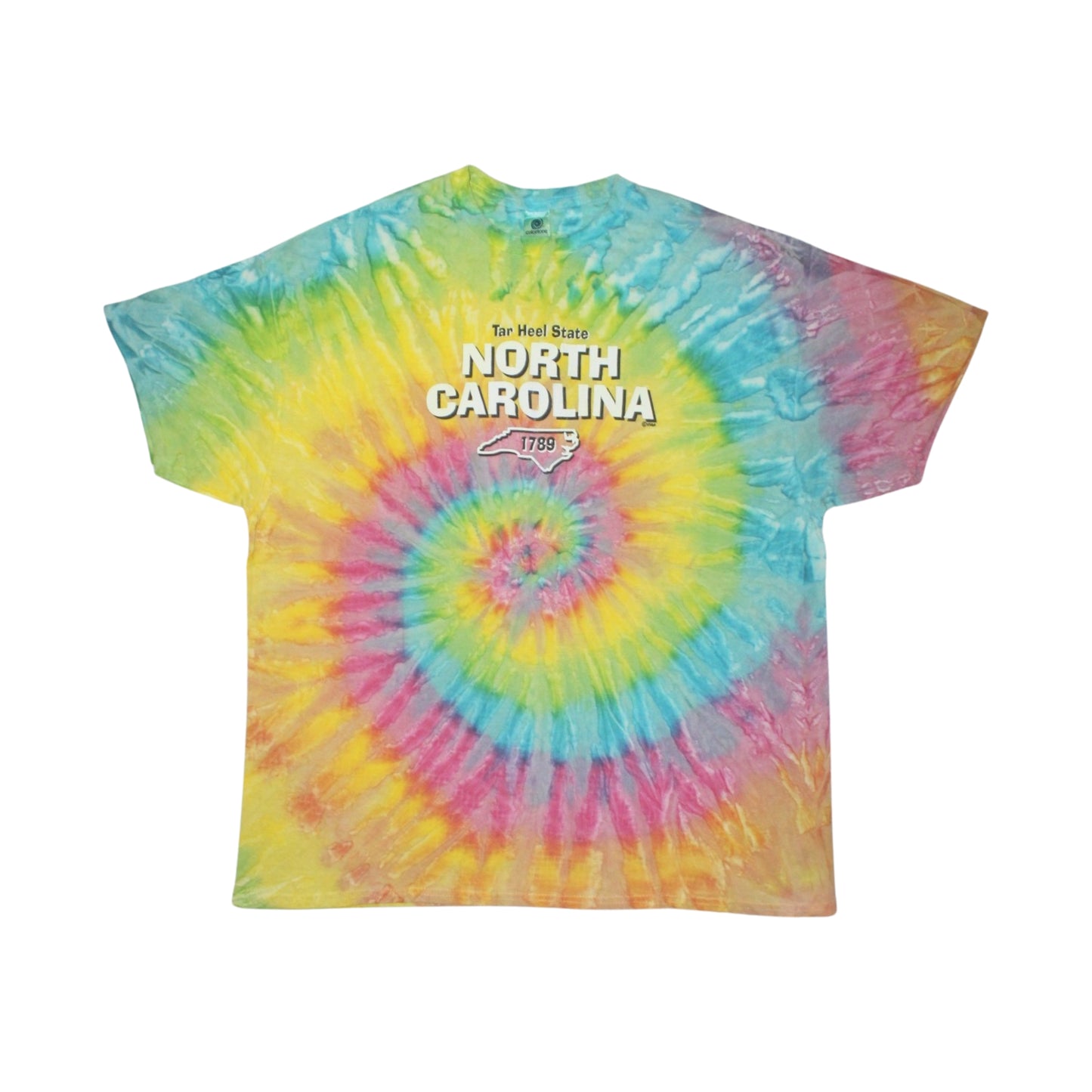 2000S NORTH CAROLINA TIE-DYE TOURIST TEE
