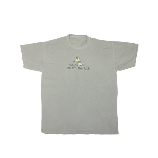 2015 TEDDY THE DOG  “NO SIT, SHERLOCK” TEE