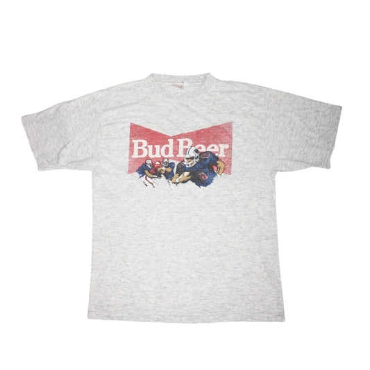 1990S BUD BEER FOOTBALL TEE
