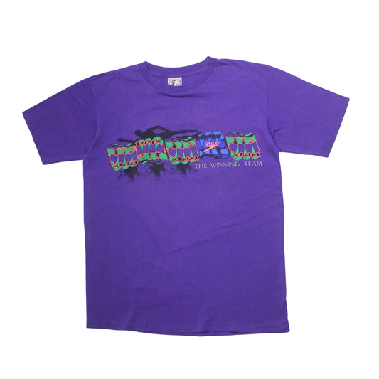 1990S SPEEDO “THE WINNING TEAM” DOUBLE-SIDED SWIM GRAPHIC TEE