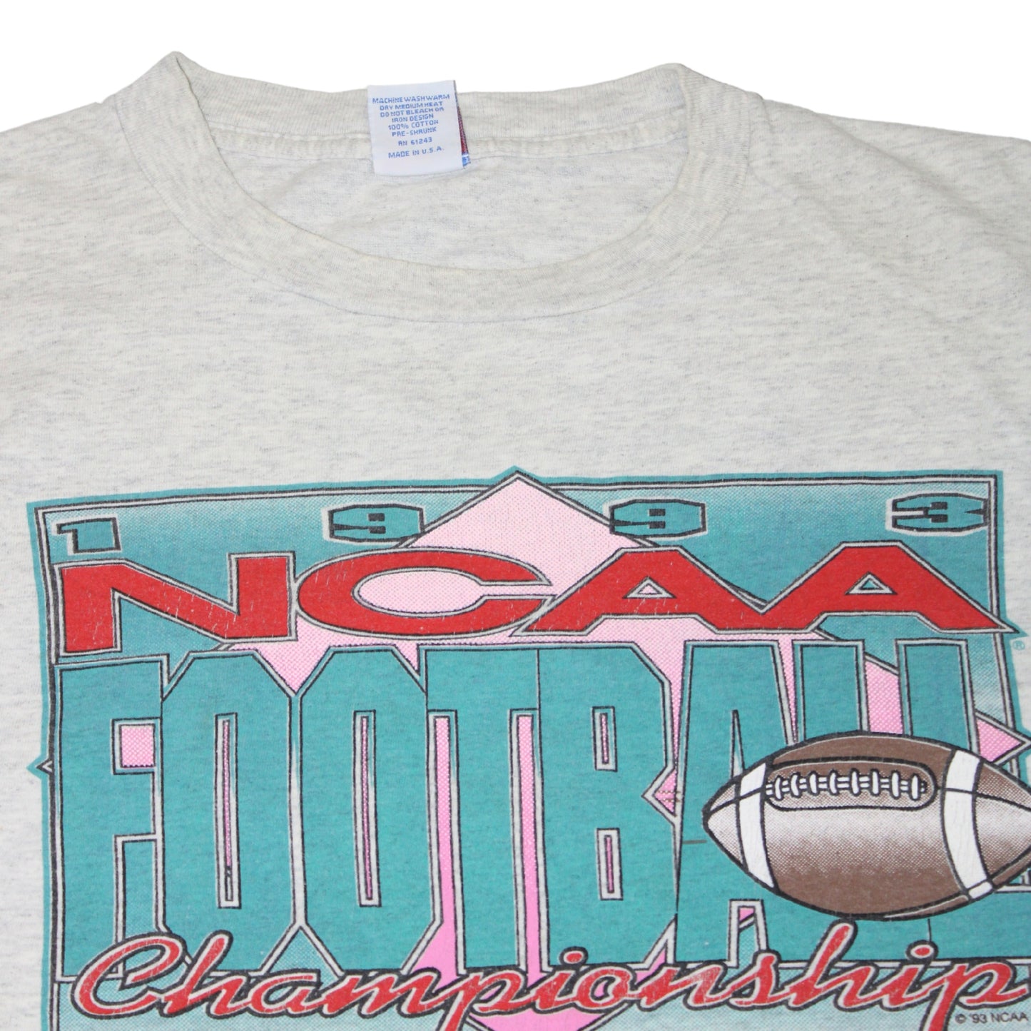 1993 NCAA FOOTBALL CHAMPIONSHIP TEE