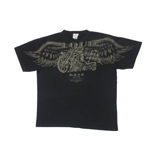 2000S WEST COAST CHOPPERS “LOUD PIPES SAVE LIVES” TEE