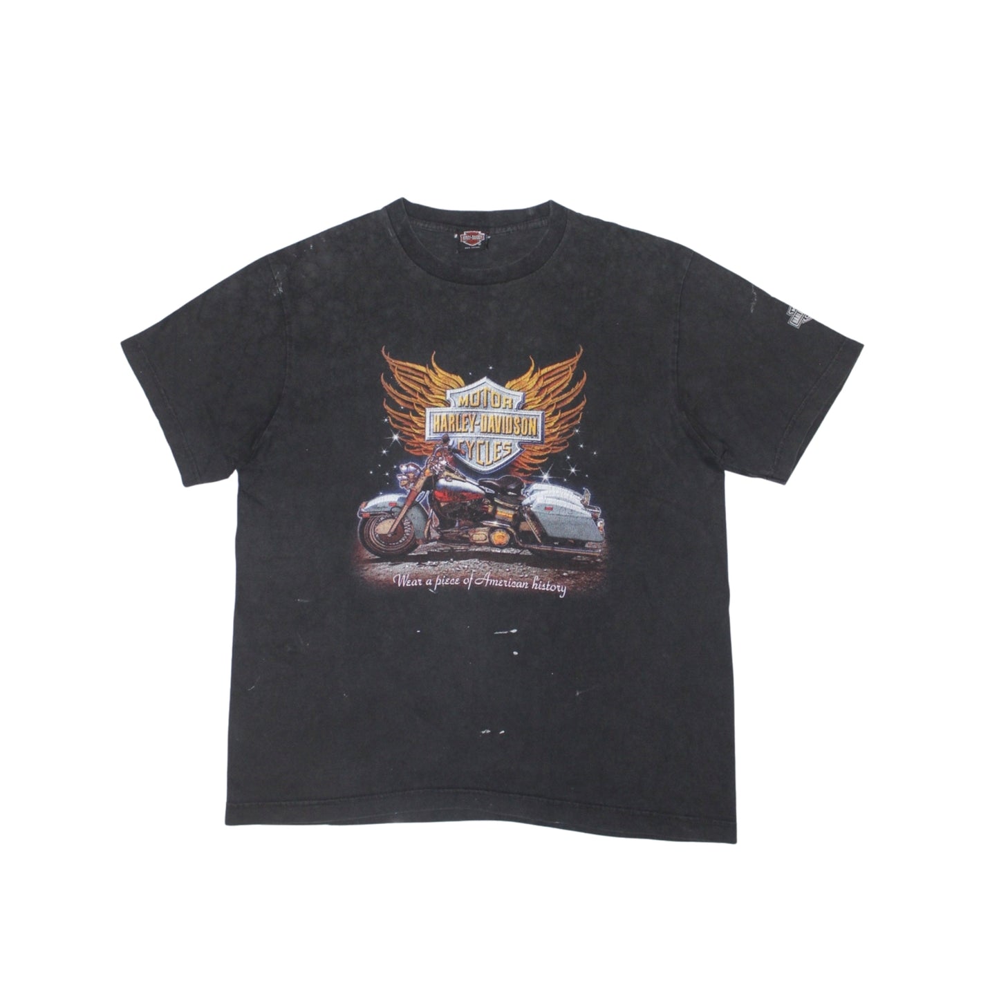 2010S HARLEY-DAVIDSON “FLAMES & EAGLE” TEE