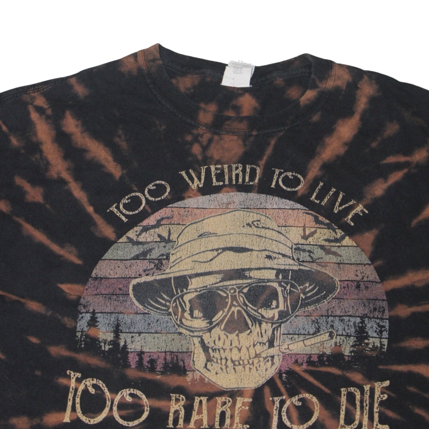 TOO WEIRD TO LIVE, TOO RARE TO DIE TIE-DYE TEE