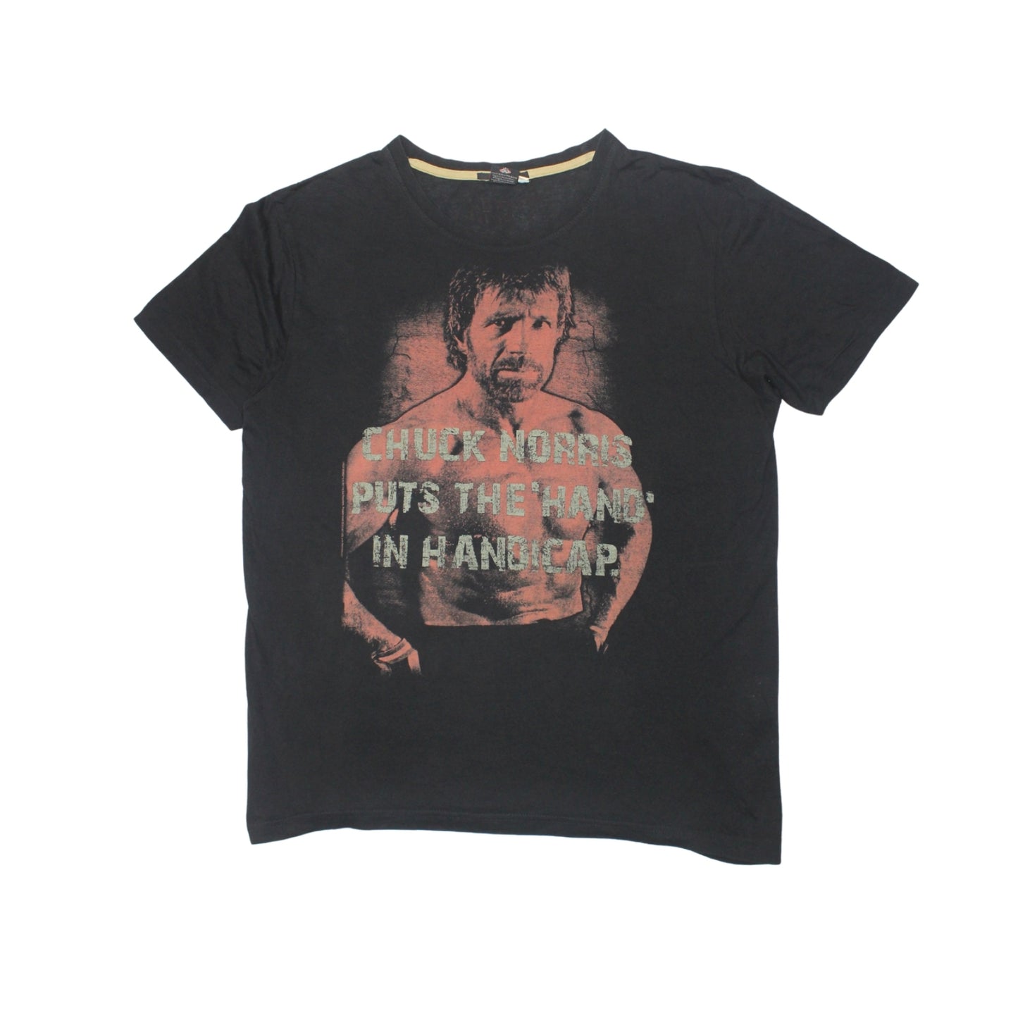 2013 CHUCK NORRIS “PUTS THE HAND IN HANDICAP” GRAPHIC TEE