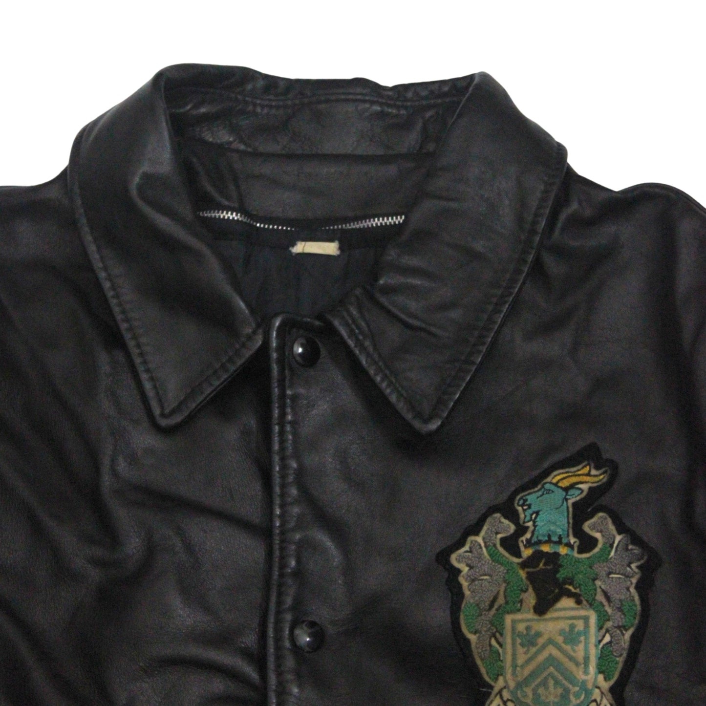1990S LEATHER CREST JACKET