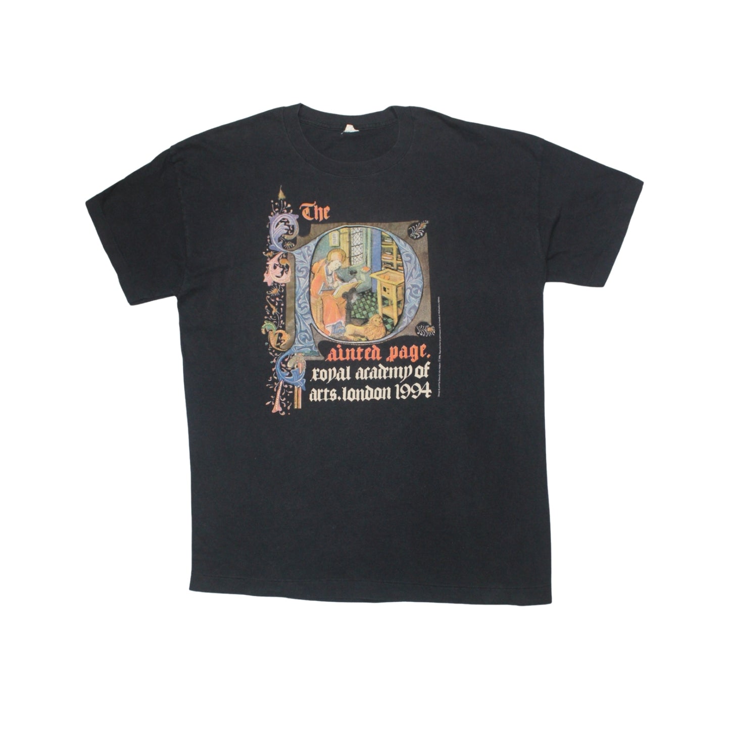1994 THE PAINTED PAGE ROYAL ACADEMY OF ARTS LONDON TEE