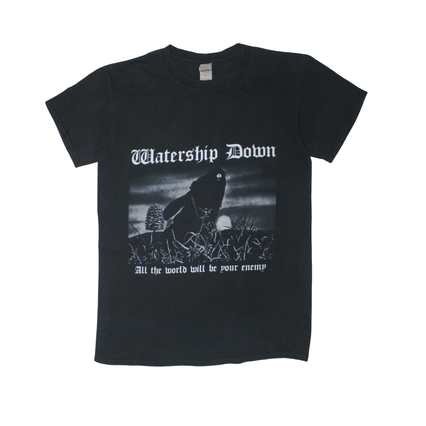 2000S WATERSHIP DOWN "ALL THE WORLD WILL BE YOUR ENEMY" TEE