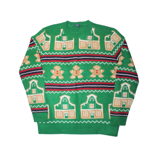 GINGERBREAD HOUSE CHRISTMAS SWEATER