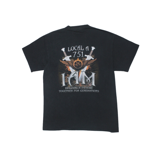 2010S IAM MACHINISTS UNION "LOCAL 751" TEE