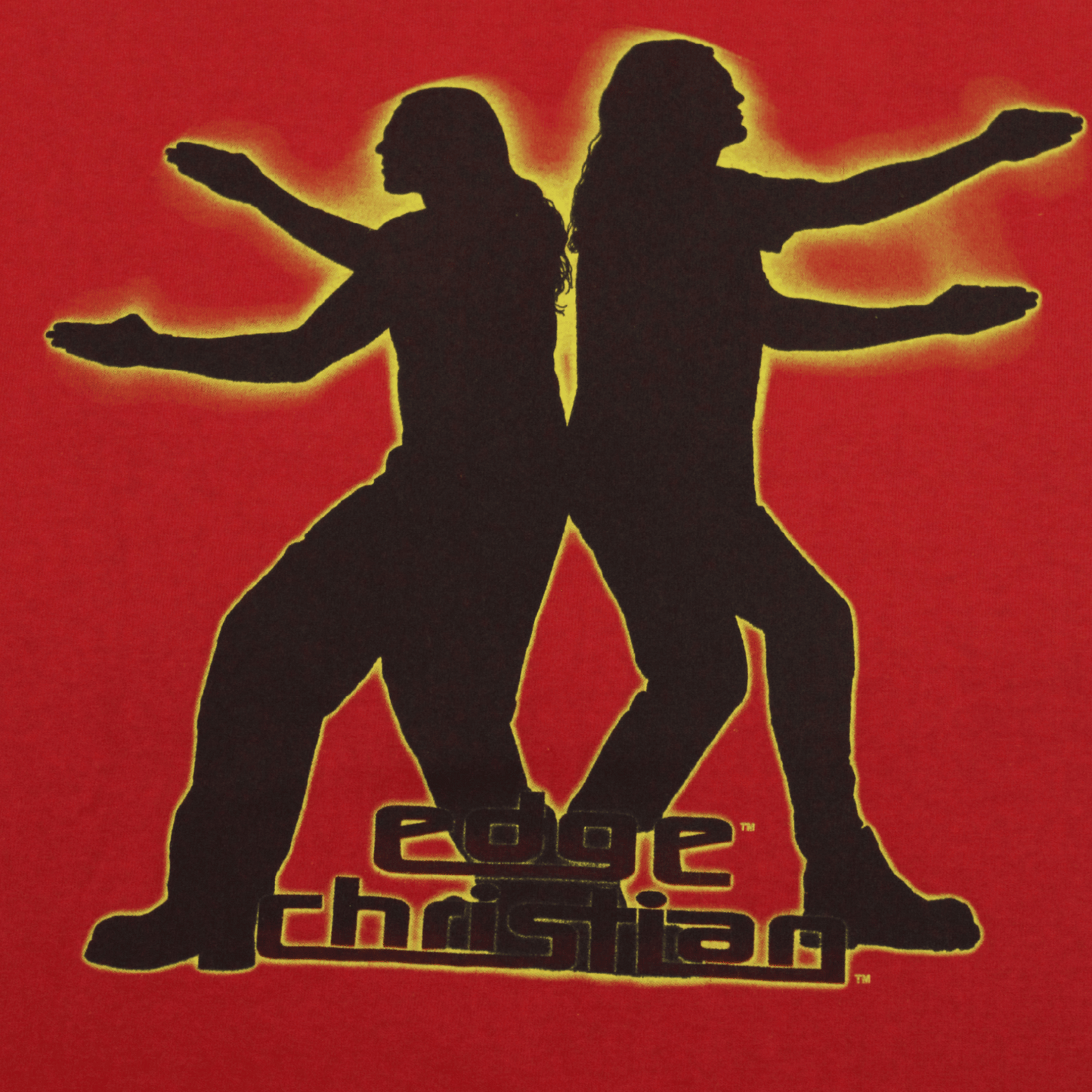 EARLY 2000S EDGE X CHRISTIAN WWE TEE
