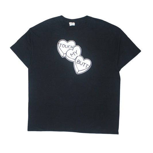 2010S "TOUCH MY BUTT" CANDY HEARTS TEE