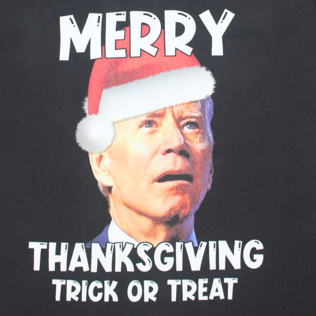 "MERRY THANKSGIVING" SANTA TEE