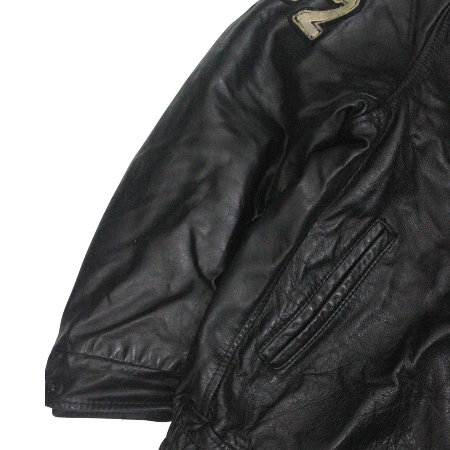 1990S LEATHER CREST JACKET