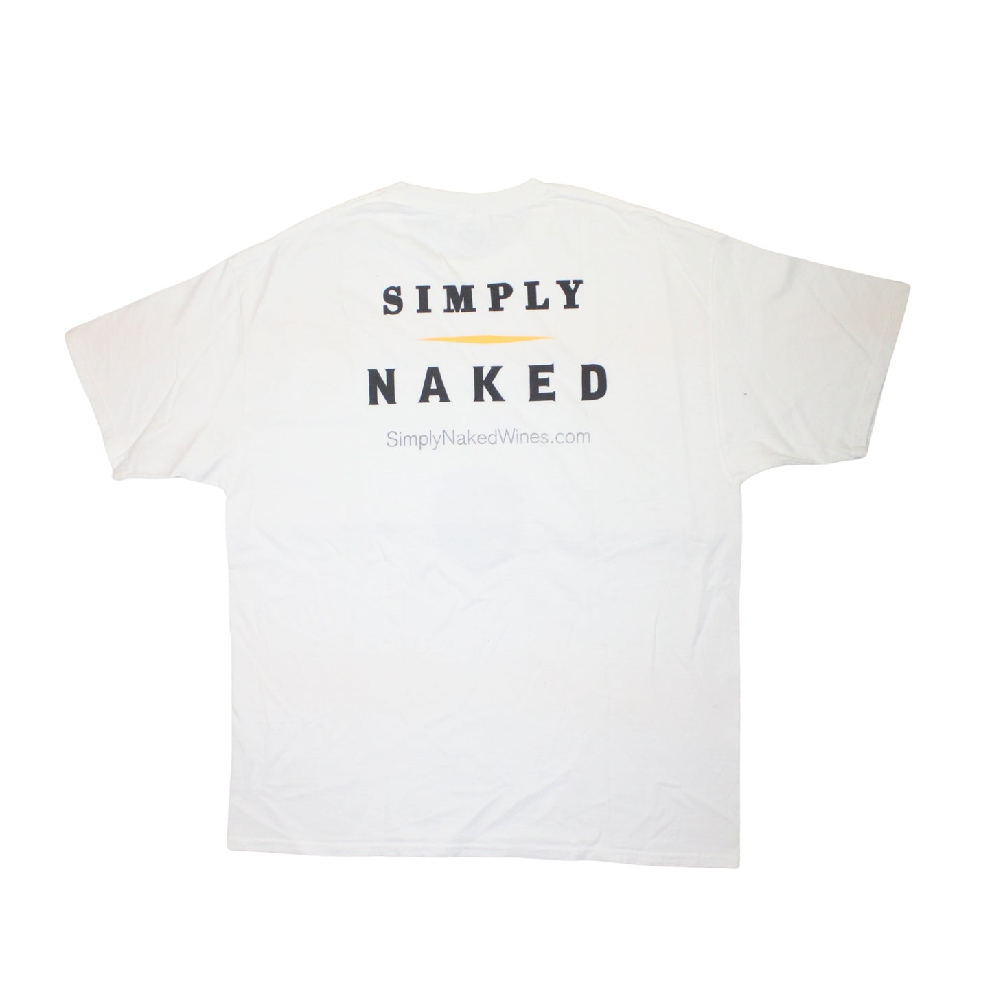 2000S SIMPLY NAKED WINES PROMO TEE