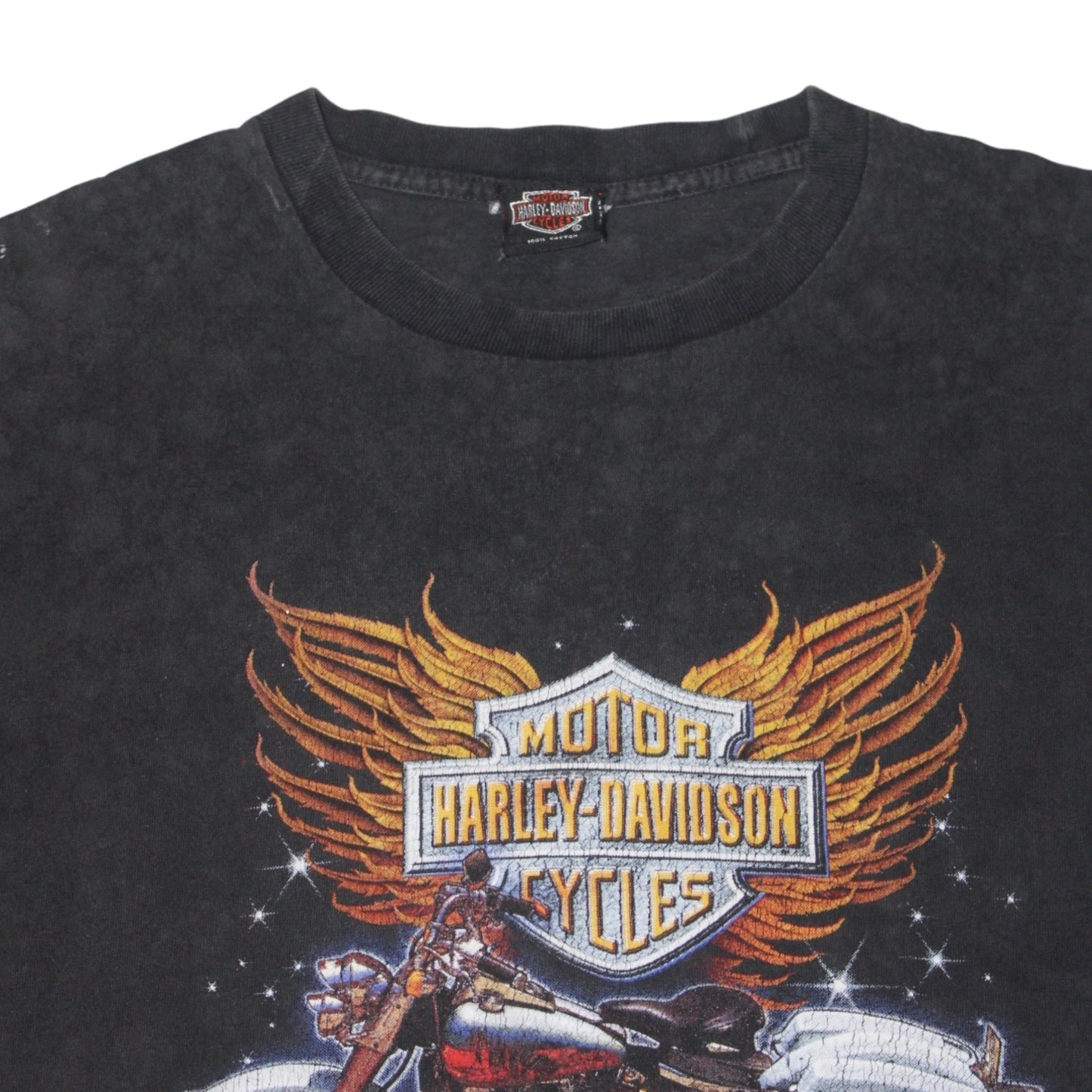 2010S HARLEY-DAVIDSON “FLAMES & EAGLE” TEE