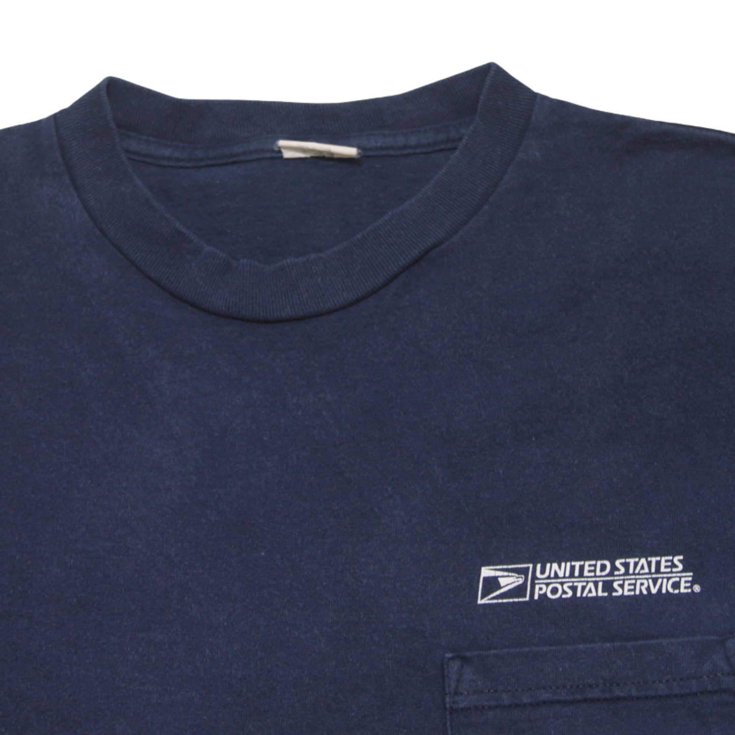 2000S USPS "POSTAL SERVICE" NAVY POCKET TEE