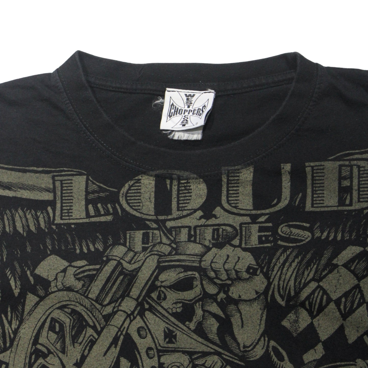 2000S WEST COAST CHOPPERS “LOUD PIPES SAVE LIVES” TEE