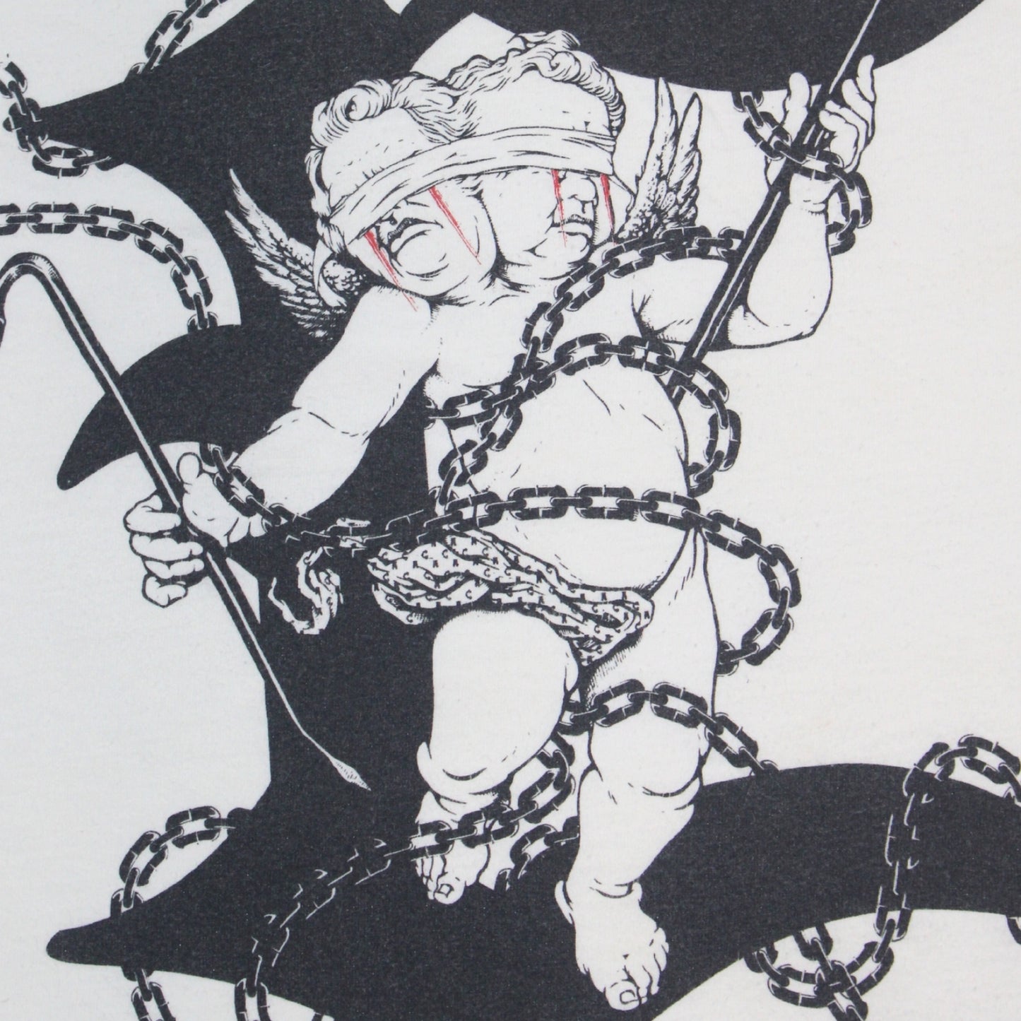 2010S CROOKS & CASTLES “BLINDFOLDED CHERUB” GRAPHIC TEE