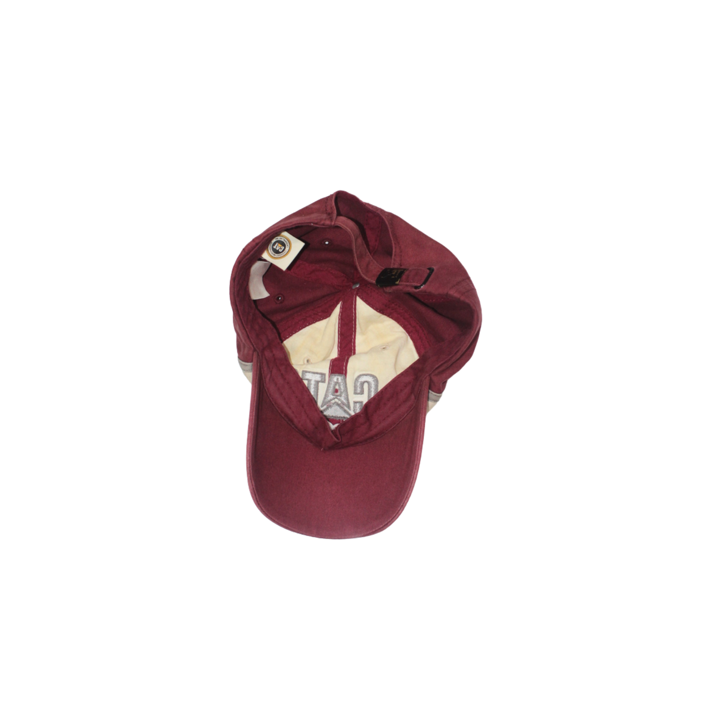 2000S CAT "CATERPILLAR" TWO-TONE STRAPBACK CAP