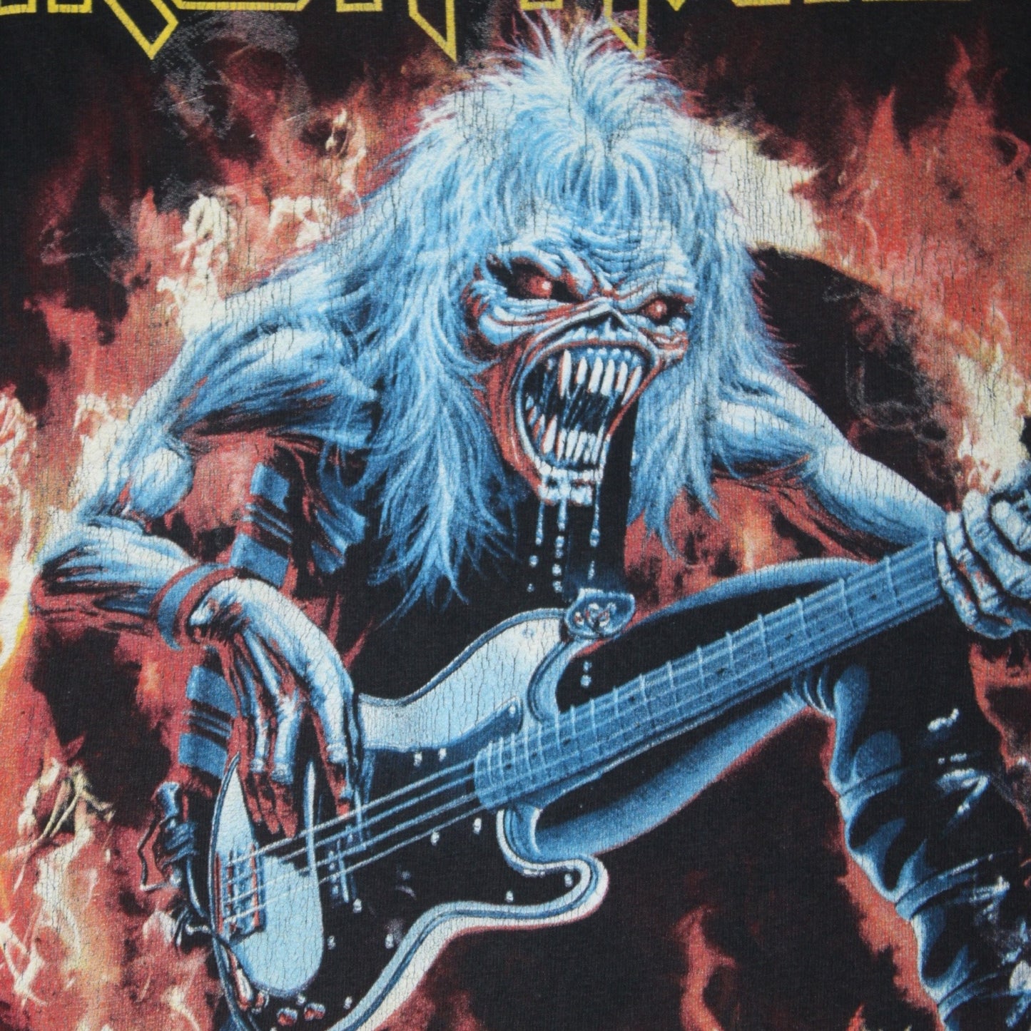 2010S IRON MAIDEN “EDDIE ON FIRE” TEE
