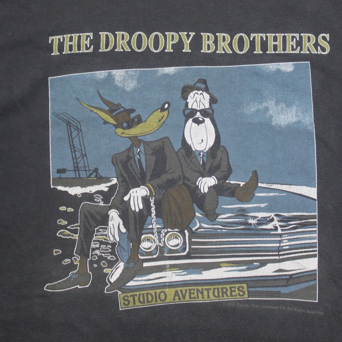 1993 THE DROOPY BROTHERS “STUDIO ADVENTURES” TEE