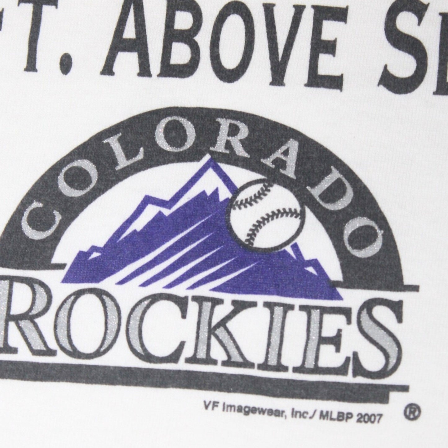 2007 COLORADO ROCKIES “BASEBALL WITH AN ALTITUDE” TEE