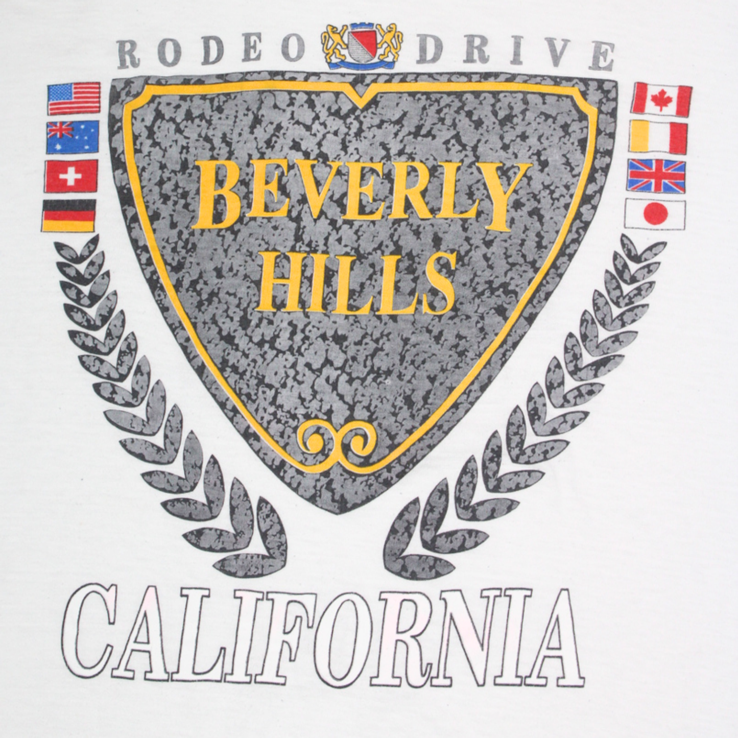 1990S "RODEO DRIVE BEVERLY HILLS" CALIFORNIA SOUVENIR TEE